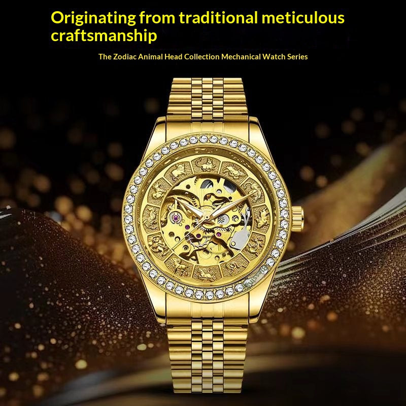 Montre mécanique étanche pour hommes Business Automatic