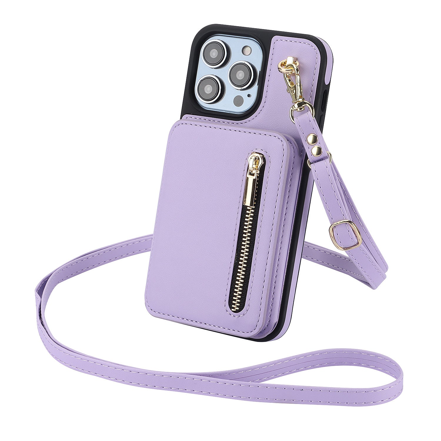 Porte-cartes zippées créative Corde cas téléphone