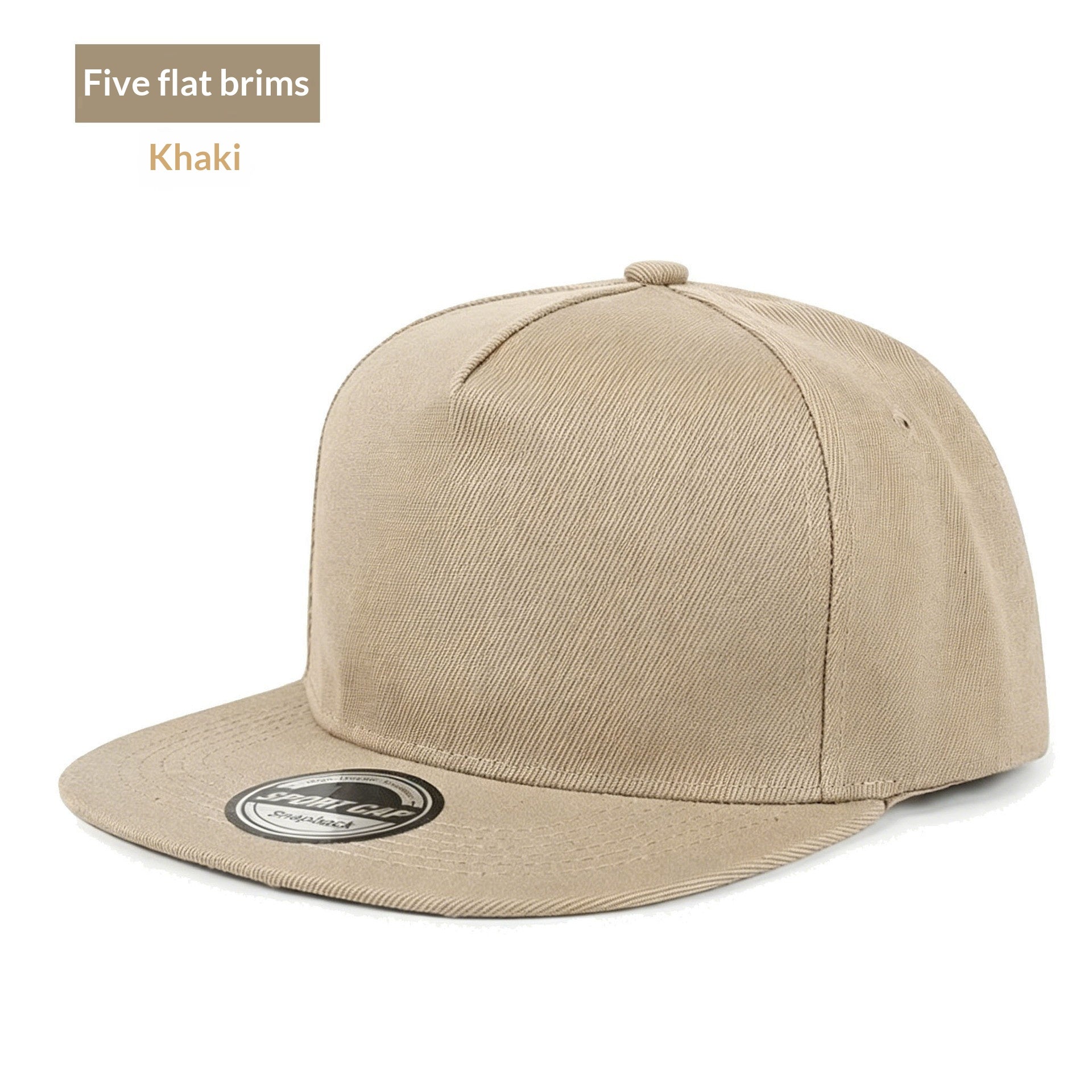 Casquette de baseball polyvalente à bord plat pour l'extérieur et la rue offrant une protection solaire