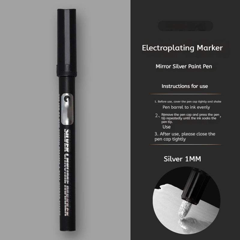 Mirror marker pen is waterproof and does not fade