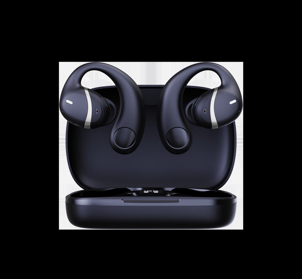 True Wireless Bone Conduction Ear Clip Earbuds Ultra-Long Battery Life