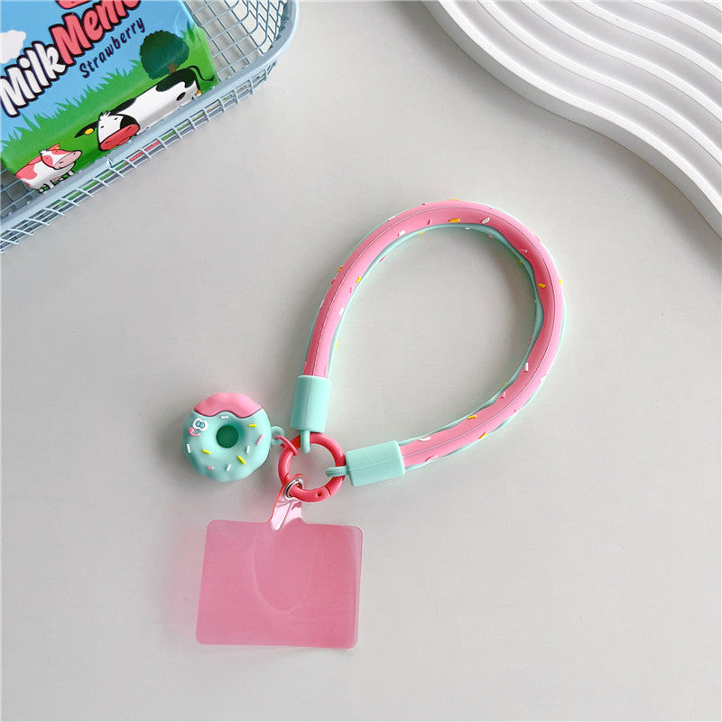 Bracelet Donut Soft Silicone Téléphone Étui suspendu