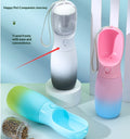 Bouteille d'eau pliable portable couleur dégradée