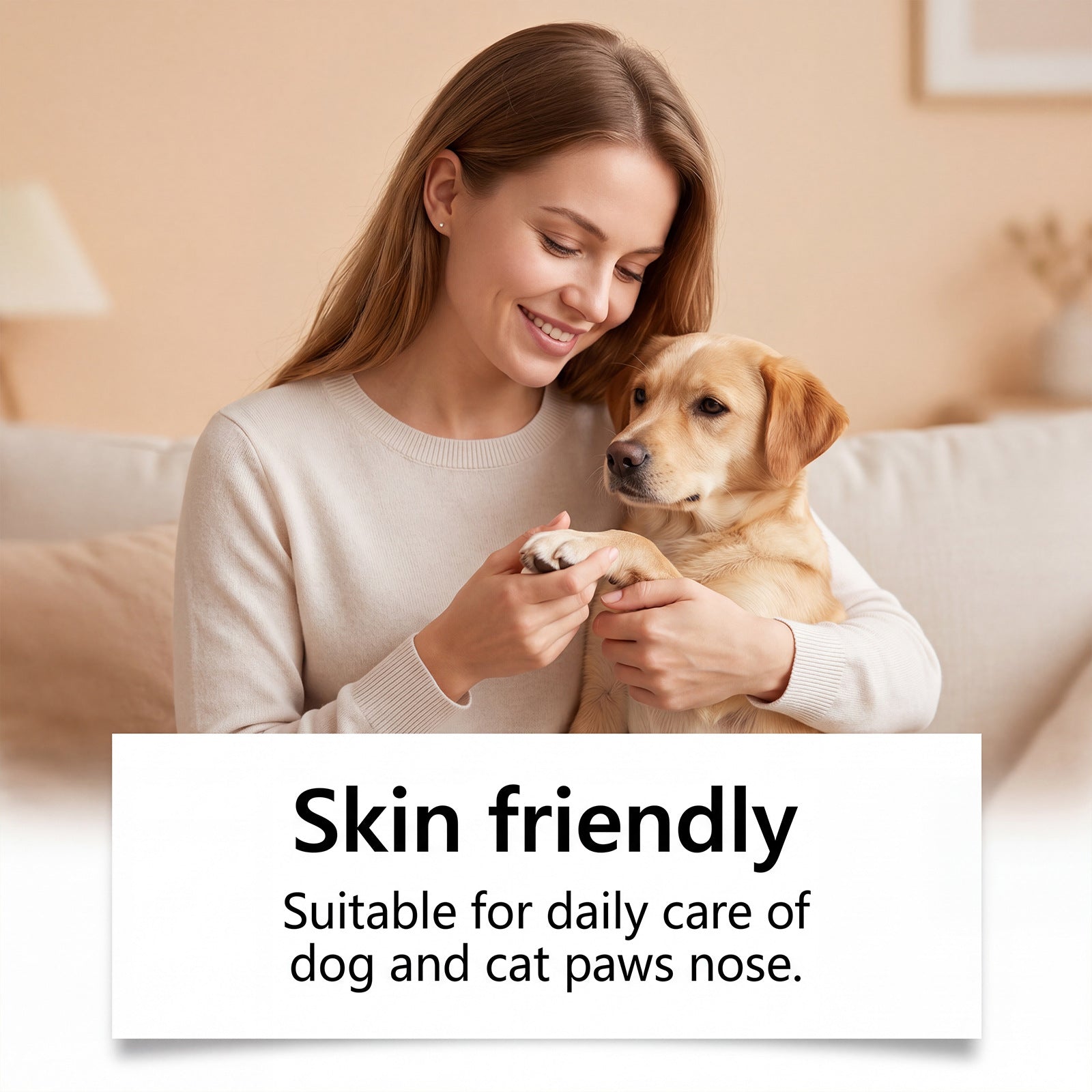 Eeljoy Pet Paw and Nez Care Baume a une texture fine et lisse