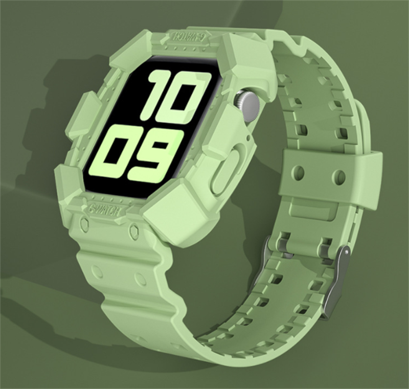 Bracelet intégré en silicone Armor Watch7