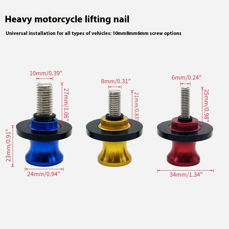 6810MM Vis de cadre en alliage d'aluminium pour ascenseur de stationnement moto