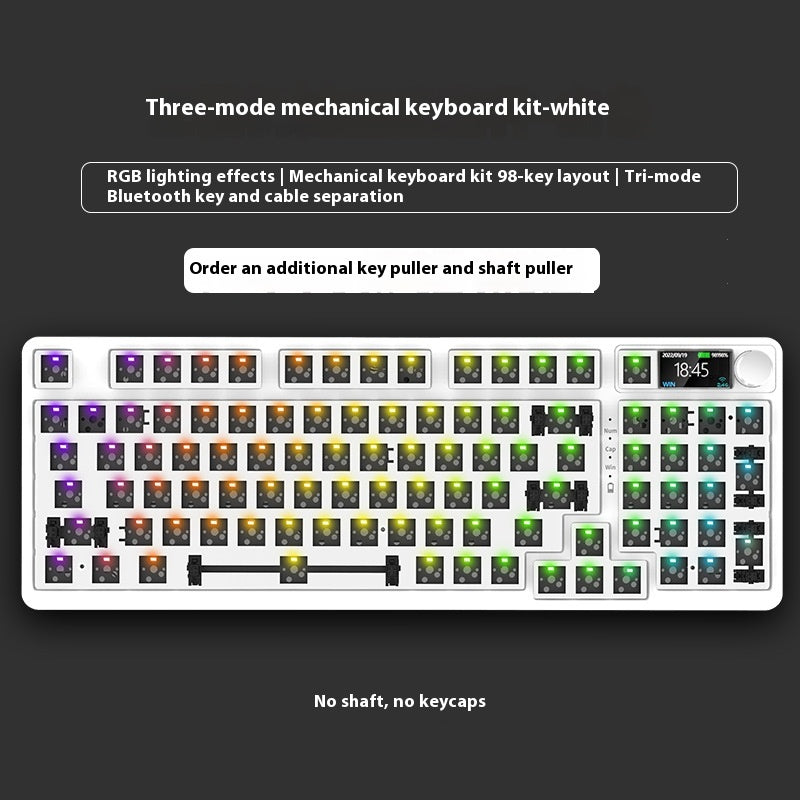 98 Clé sans fil Bluetooth Trois modèles de clavier mécanique Gaming Electronic Sports Office