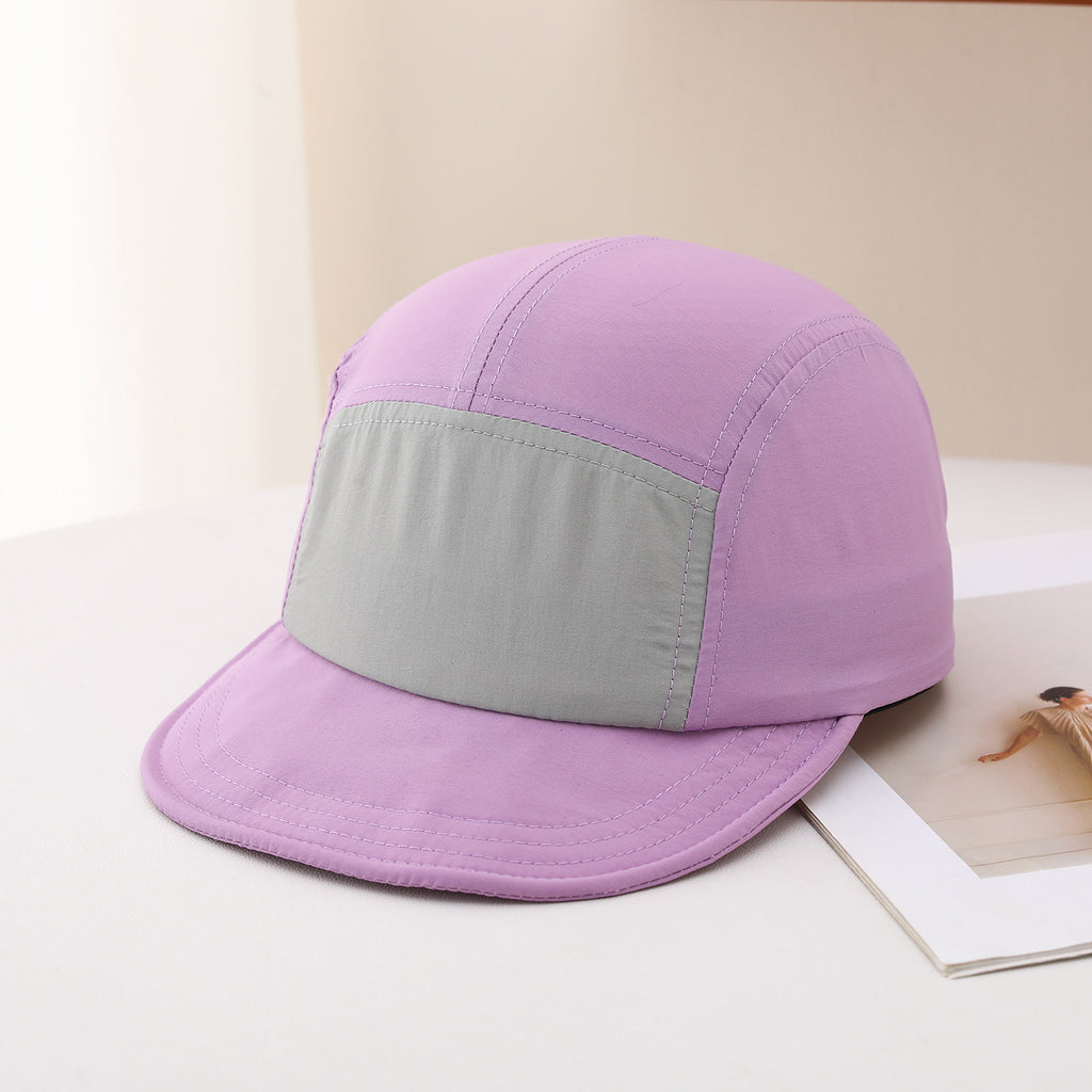 Chapeau Hip-hop plat réglable multicolore homme avec protection solaire