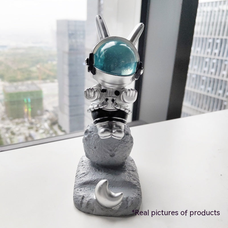 Space Rabbit Mobile Phone Stand Bureau Créatif