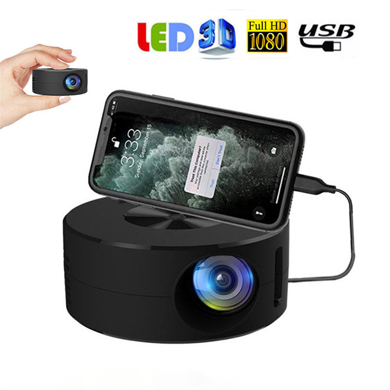 Smart Projector WiFi Portable 1080P Home Theater Vidéo LED Mini projecteur pour home Theater