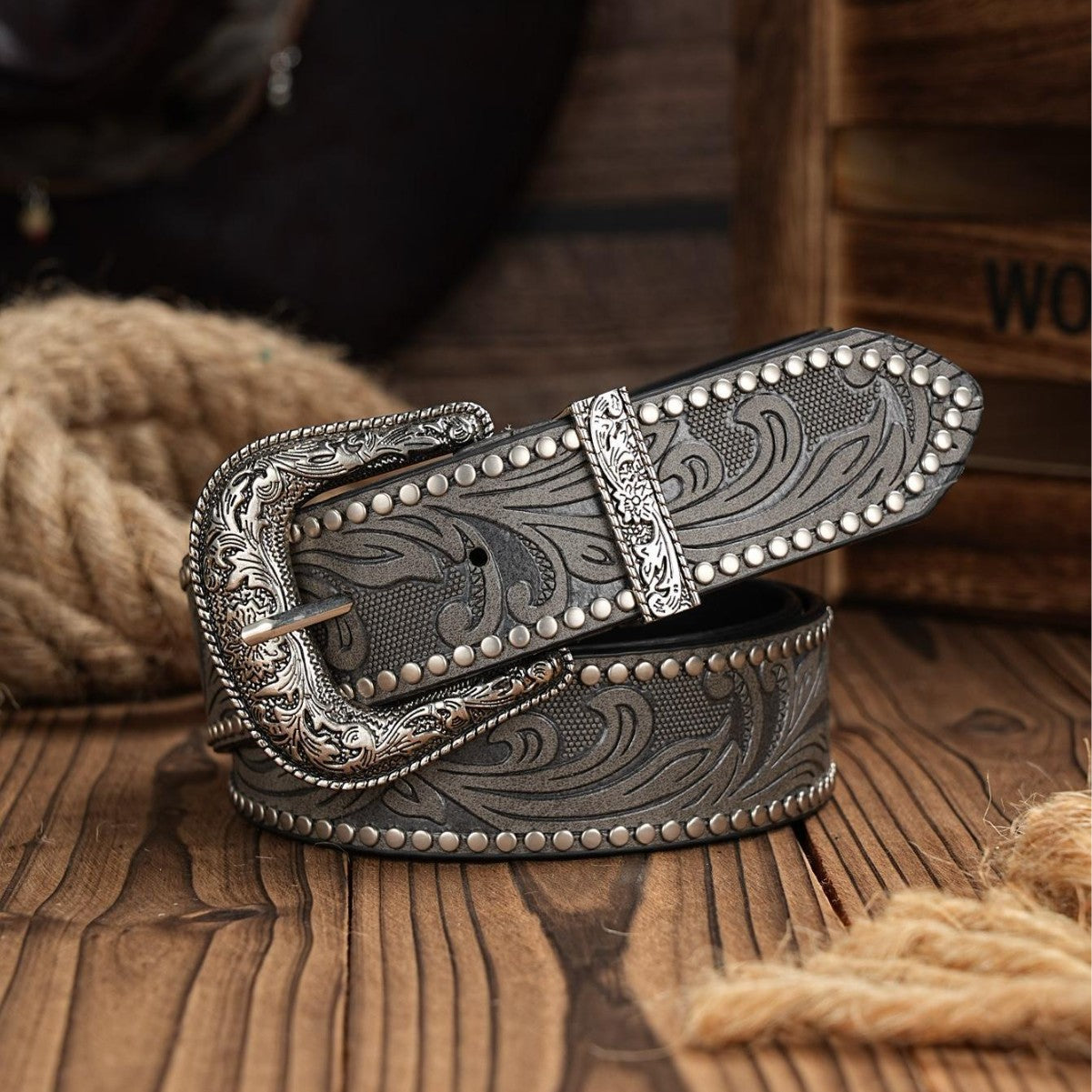 Ceinture rétro Western Cowboy pour femmes