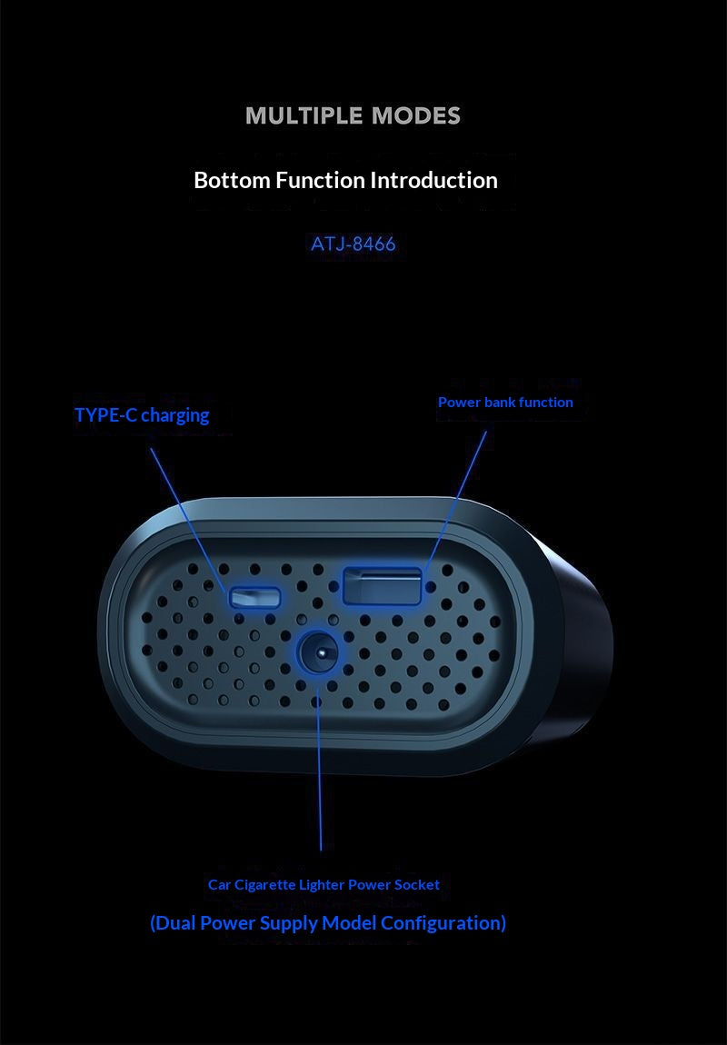 Mini Gonflateur de pneus sans fil avec affichage numérique