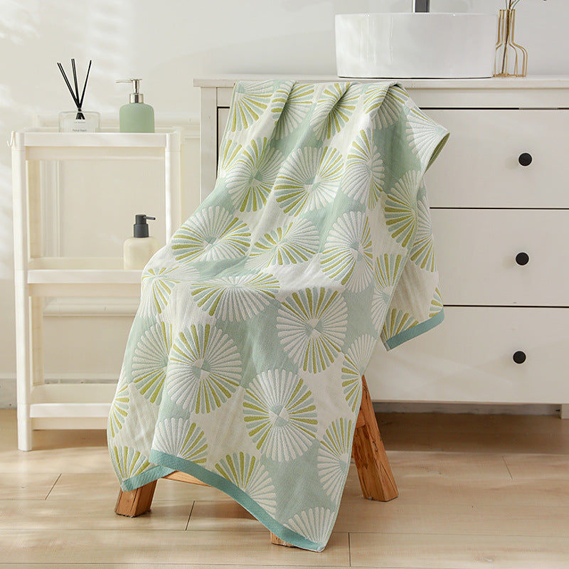 Serviette de bain en coton Gauze à quatre couches