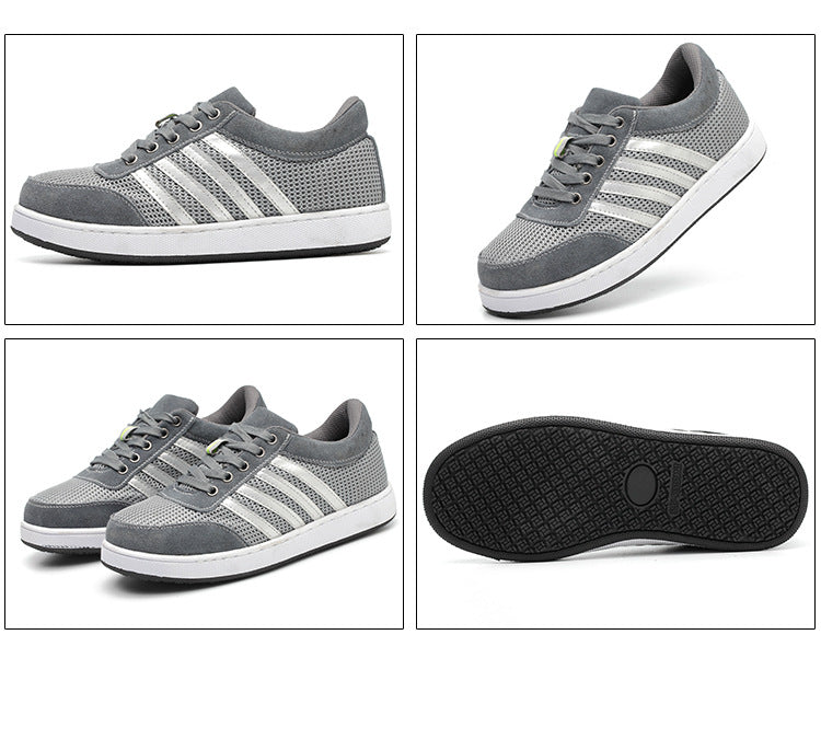 Chaussures Casual Board Protection du travail Chaussures Respirant Isolation Anti-smash et Anti-punctu