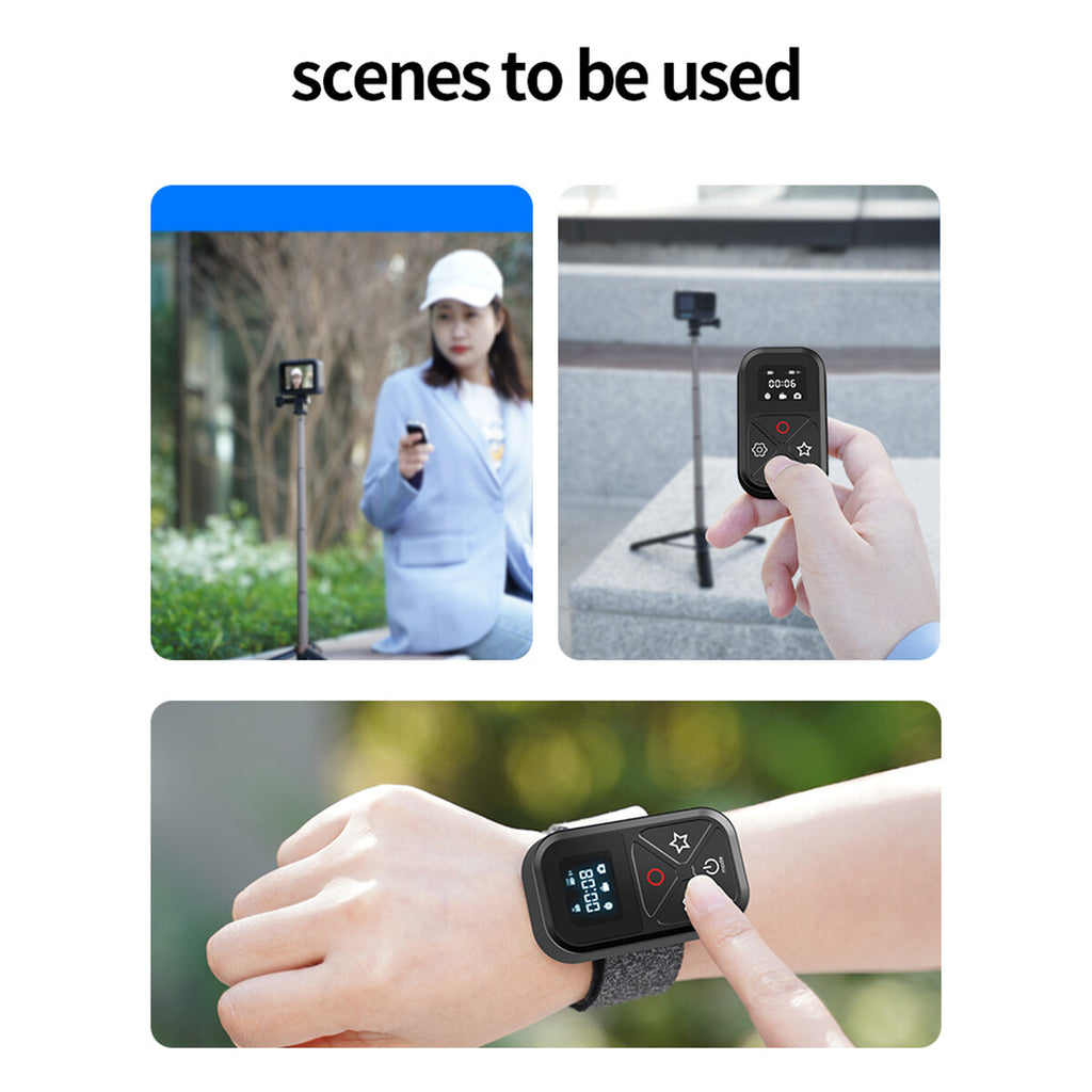 TELESIN Smart Wireless Télécommande Caméra Contrôleur pour Go Pro Hero 11 10 9 8