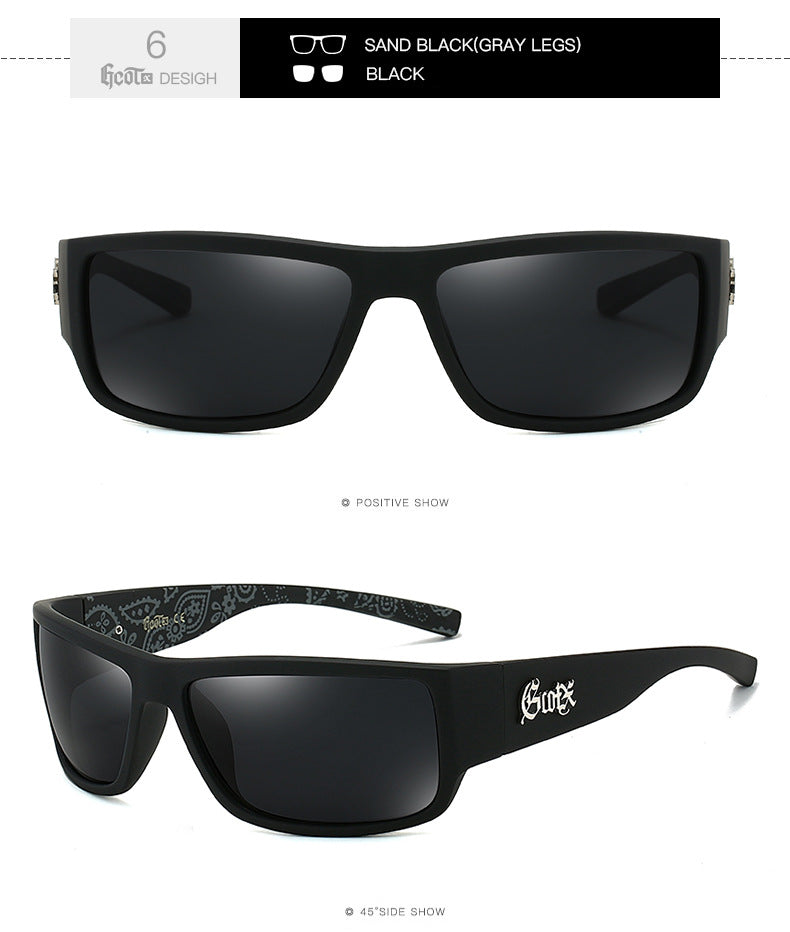 Lunettes de soleil Polarisées Hip-hop Fashion