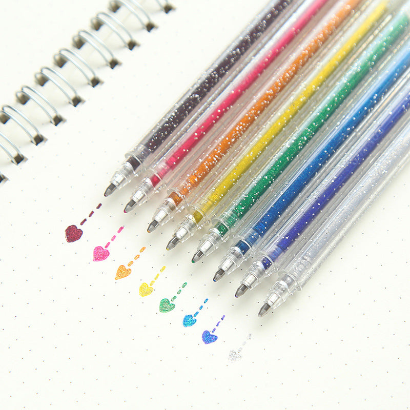 Stylo de compte à main à changement de couleur
