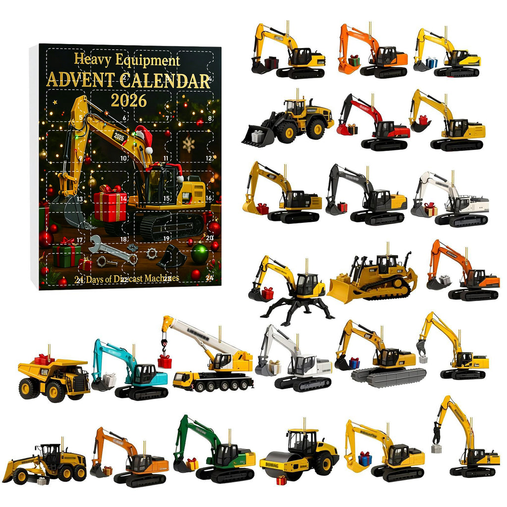 Ornement de Noël Countdown Blind Box Excavator