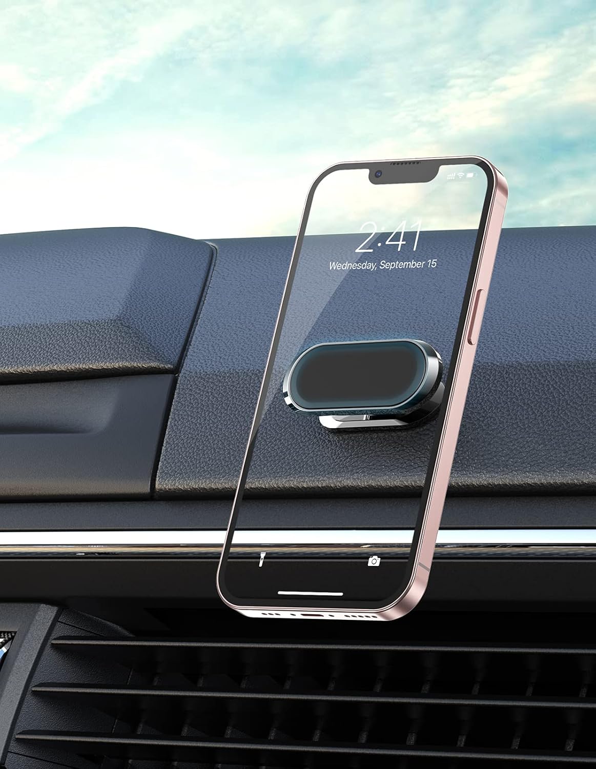 2 Pack Strong Magnetic Car Phone Holder Powerful Magnet Upgrade 360 Degree