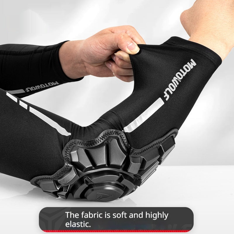 Sun-resistant elbow and anti-drop hand guards