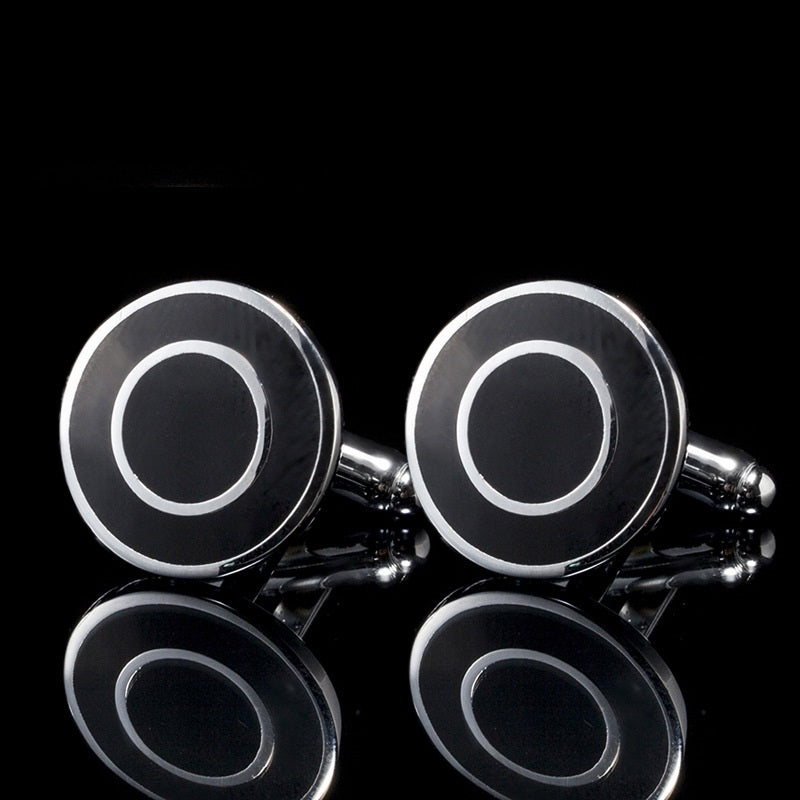 Cufflinks hommes carrés Spot simple Cuff Boutons français