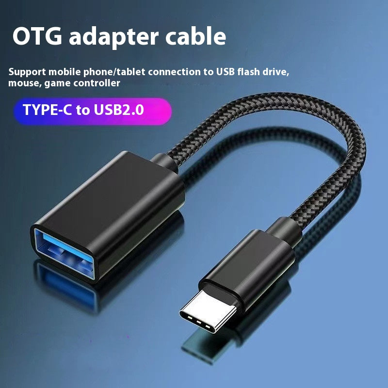 OTG USB Adaptateur Cable Phone Fast Charge Car Read USB Drive