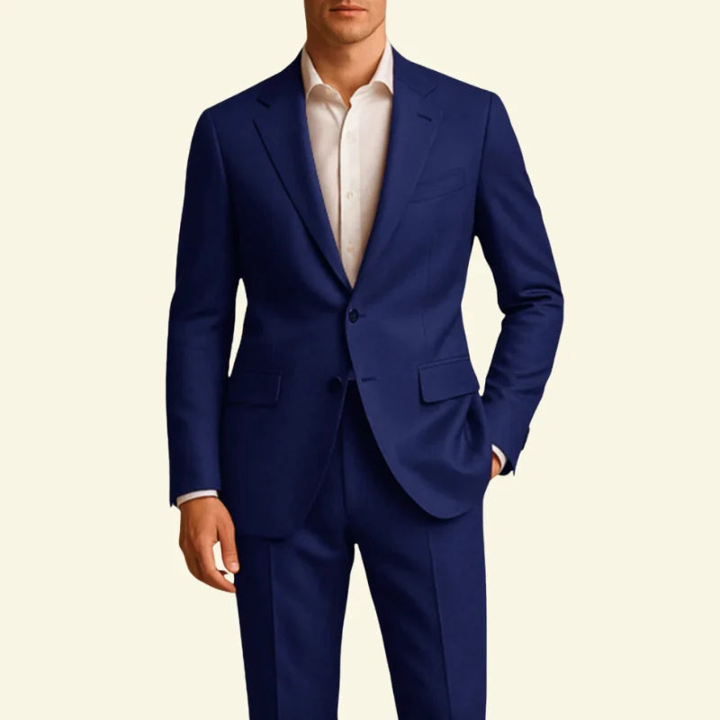 Veste de soirée Slim-fit de couleur unie