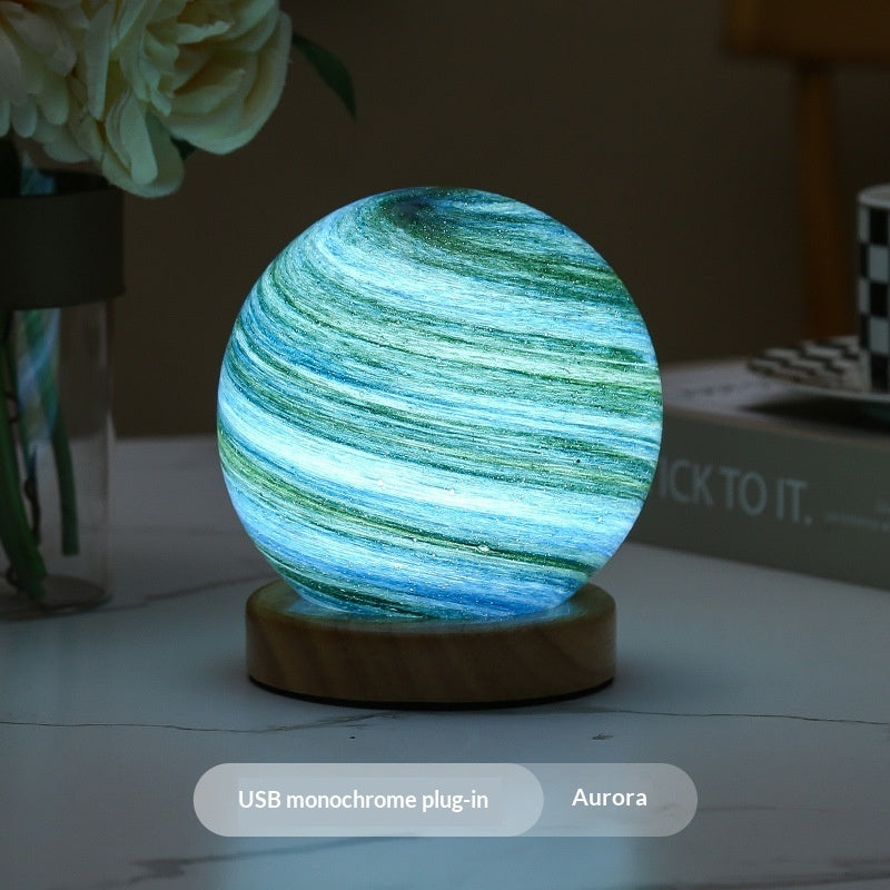 Lampe de lit de planète de ménage