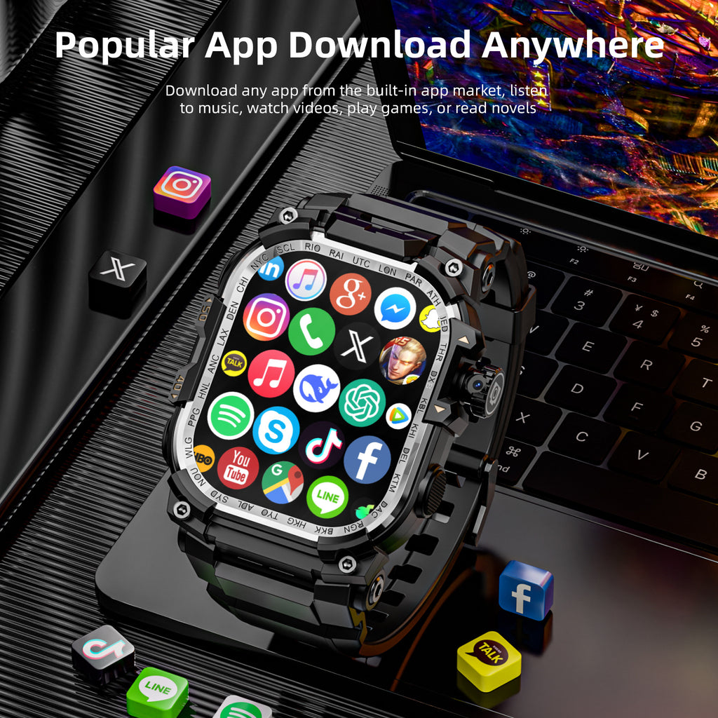 APPLLP 7 MAX Écran généreux Smart Watch Wifi Caméra de retrait