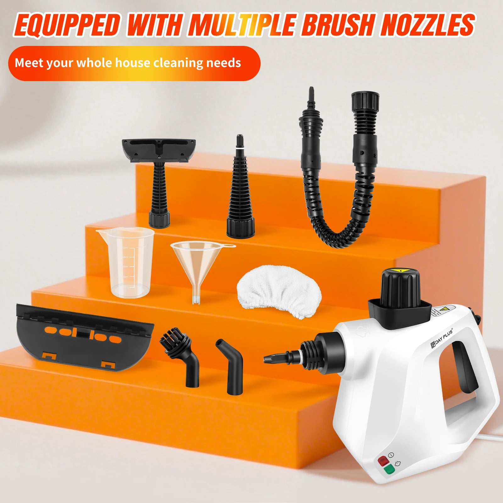 Nettoyeur de vapeur portatif 1000W 400ml pour la maison