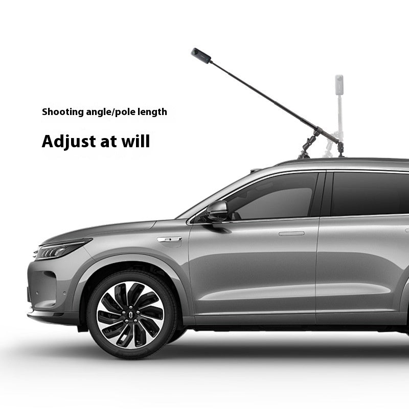 Vue panoramique de caméra Angle Voiture Toit et Raquette Coupe d'aspiration Support fixe