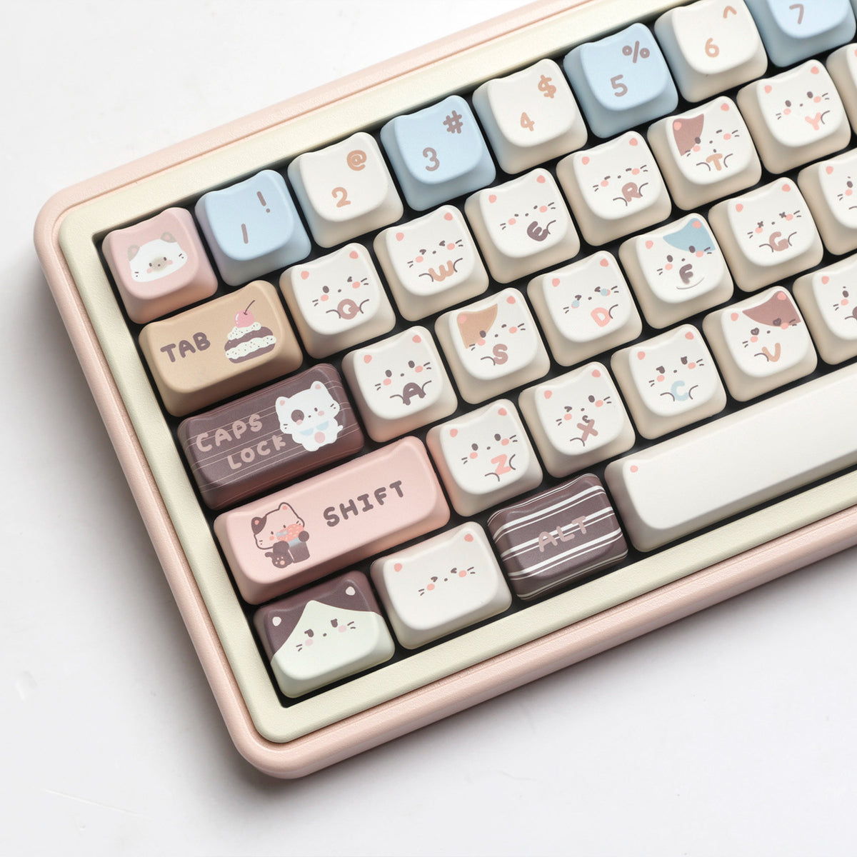 Full Set PBT Dye Sublimation Key Cap Ocean Salt Mars Space 7u Supplement