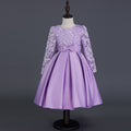 Carisa Europe et Amérique robe d'automne et d'hiver robe princesse à manches longues fl
