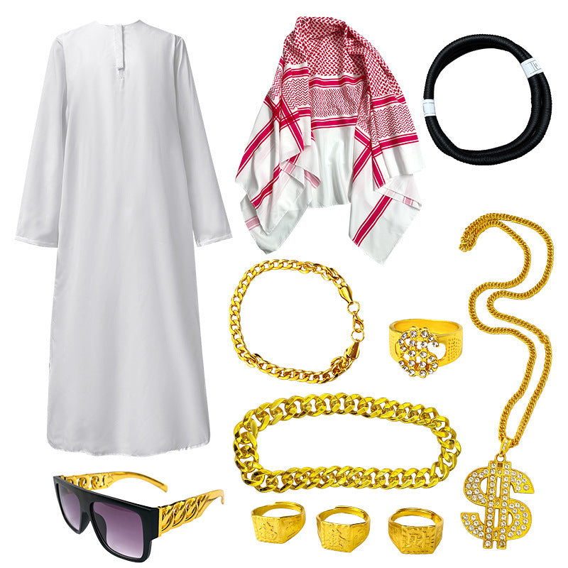 Ensemble de costumes de style Halloween Hommes et femmes Robes