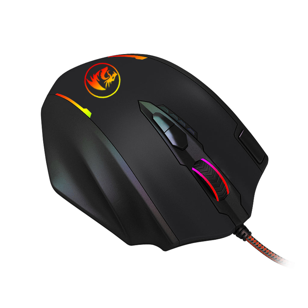 Red Dragon M908 Macro à une seule poignée définit la souris