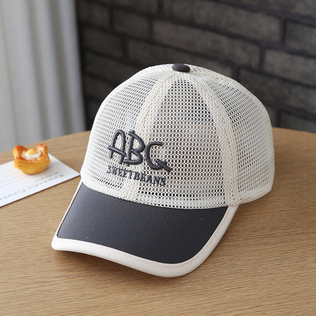 Casquette de baseball brodée pour enfants en tissu respirant ABC