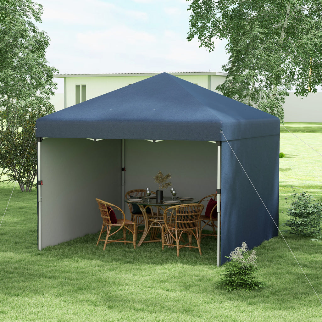 10 x 10 Pop Up Canopy avec parois latérales