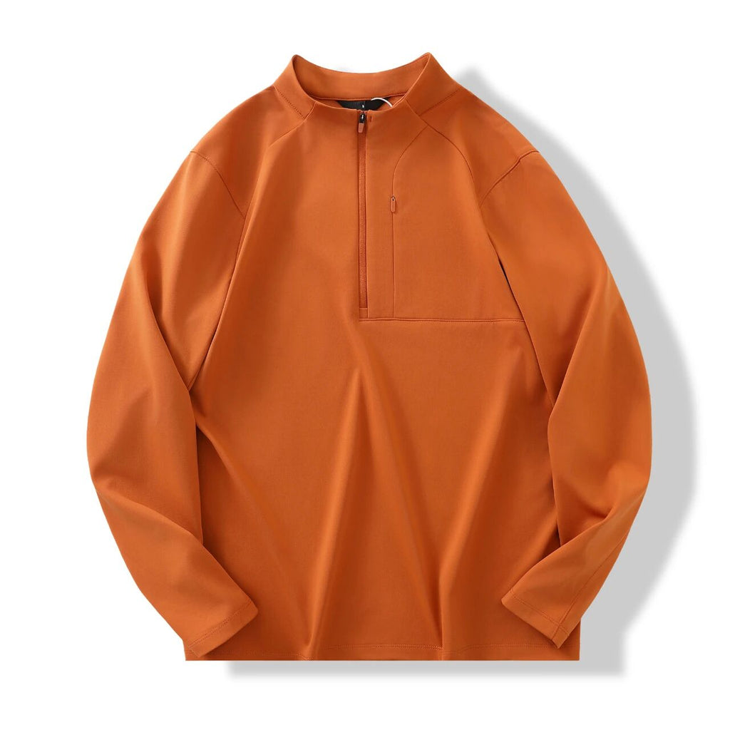 Pull à moitié zippé pour hommes
