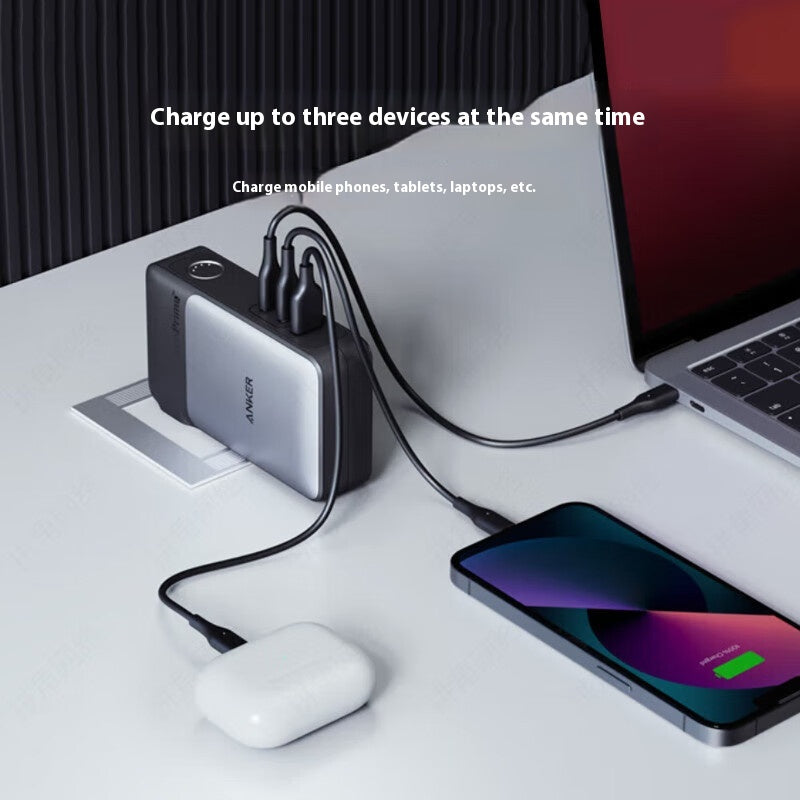 Gallium Nitride Power Bank Charger Tête de charge rapide deux en un