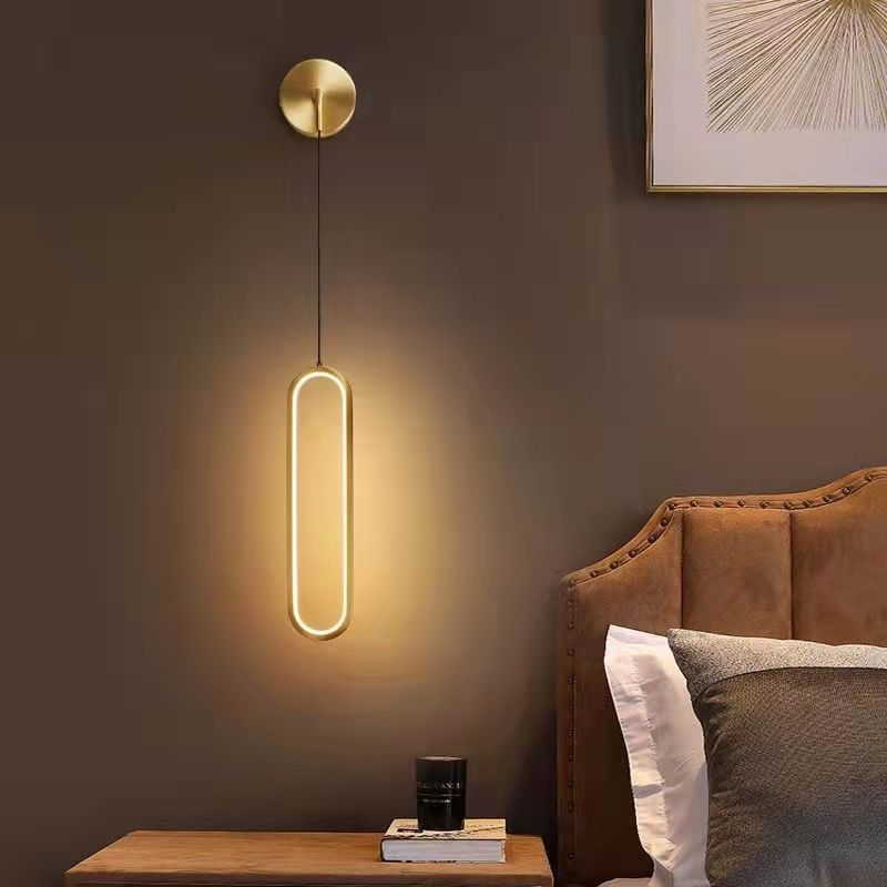 Modern Minimalist Bedside Lampe Murale Salon Mural Ampoule Nordique Internet Célébrité