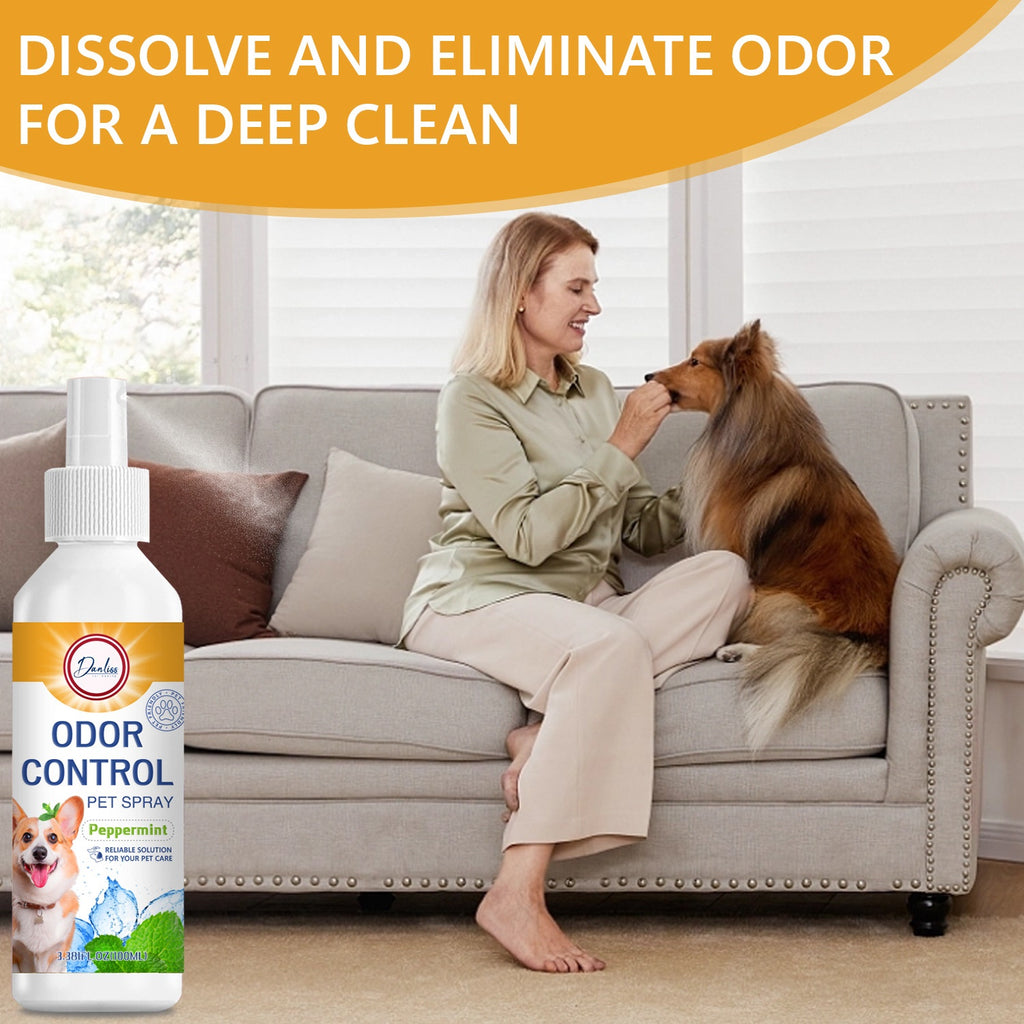 Vaporisateur antibactérien à longue durée de désodorisation pour chat et chien