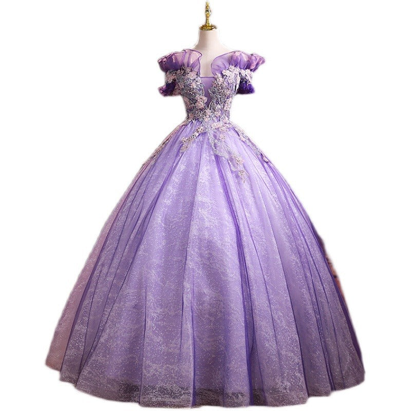 Costume de performance solo de Bel Canto Robe de soirée d'hôte