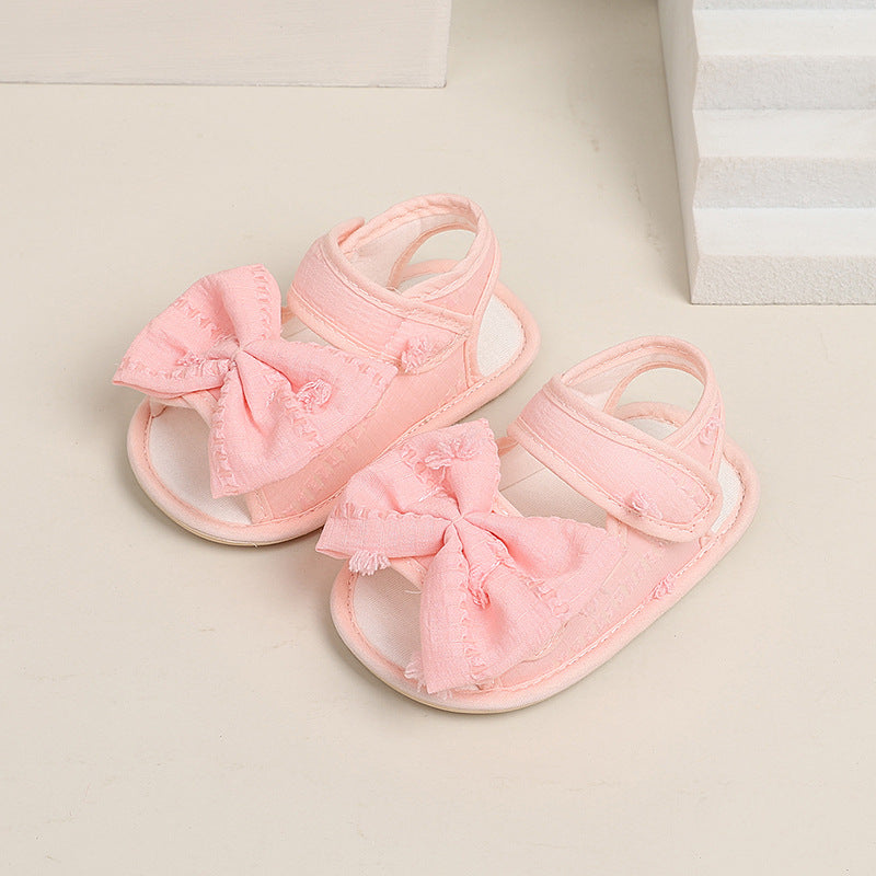 Bébé style coréen Sandales Bow Léger antidérapant