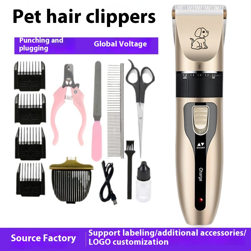 Électrique chien de coupe de cheveux chat pédicure rasage outil de beauté