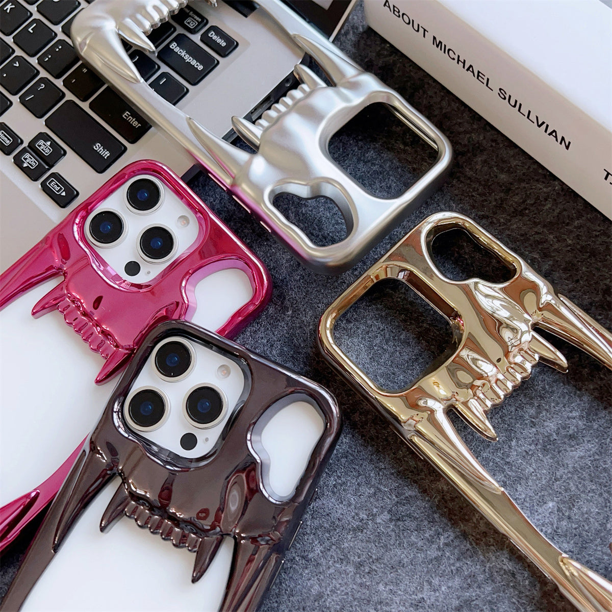 Tiger-Tooth Phone Case with 15 Cutouts