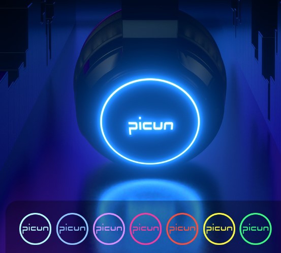 Écouteurs Bluetooth avec pliage lumineux
