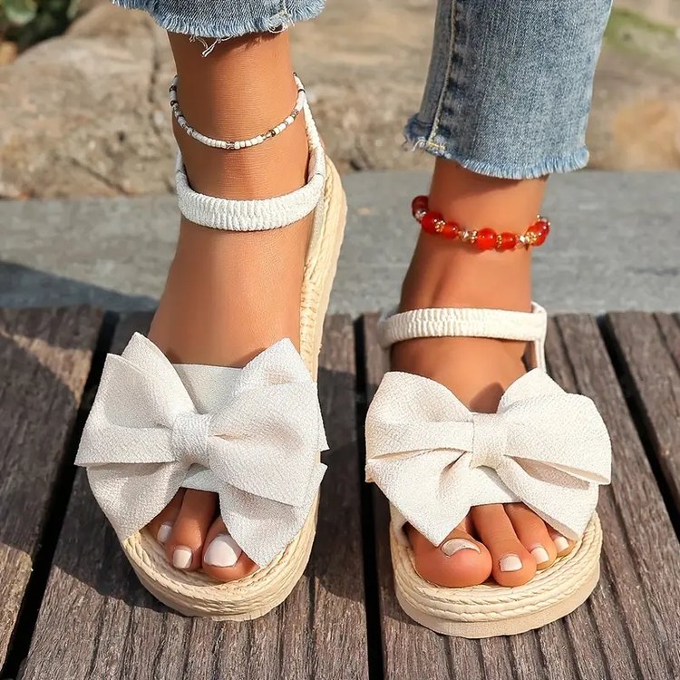 Pantoufles pour femmes Bow