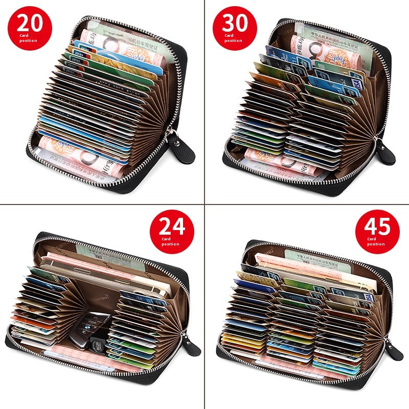 Porte-cartes Guangzhou Banyanu en cuir femme