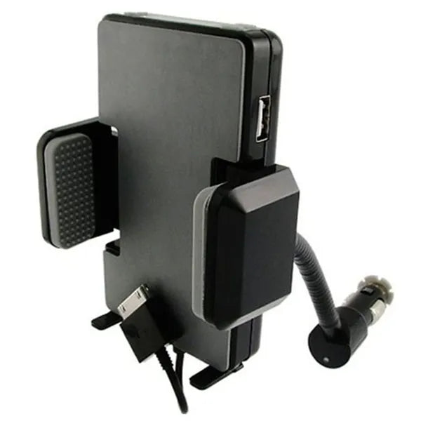 Emetteur FM sans mains Chargeur de voiture avec télécommande Téléphone 3.5 Mm casque Jac