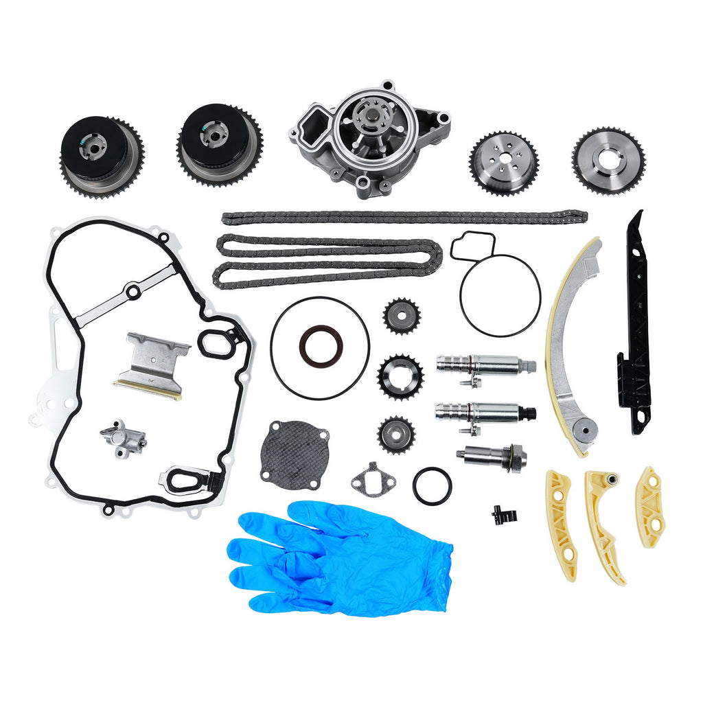 Kit chaîne de timing Pompe à eau VVT Gear pour 09-17 Chevy Equinox Buick GMC 2.4L 2.2L